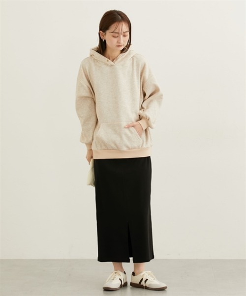 nissen（ニッセン）の「裏起毛袖バルーンパーカー（パーカー・レディース・ライトベージュ/チャコールグレー/ブルー/杢グレー・M/L/LL/3L）」の15枚目の写真