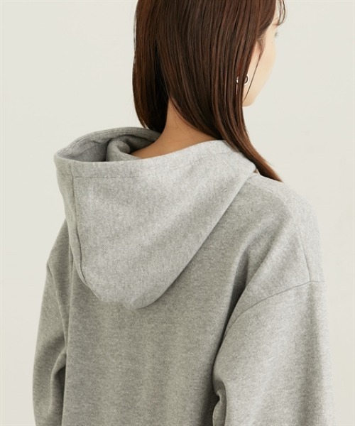 nissen（ニッセン）の「裏起毛袖バルーンパーカー（パーカー・レディース・ライトベージュ/チャコールグレー/ブルー/杢グレー・M/L/LL/3L）」の21枚目の写真