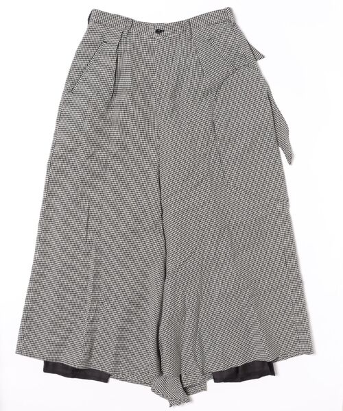 sulvam(サルバム)の「sulvam/サルバム/SKIRT TROUSERS(その他パンツ・メンズ・ブラック・L)」の1枚目の写真