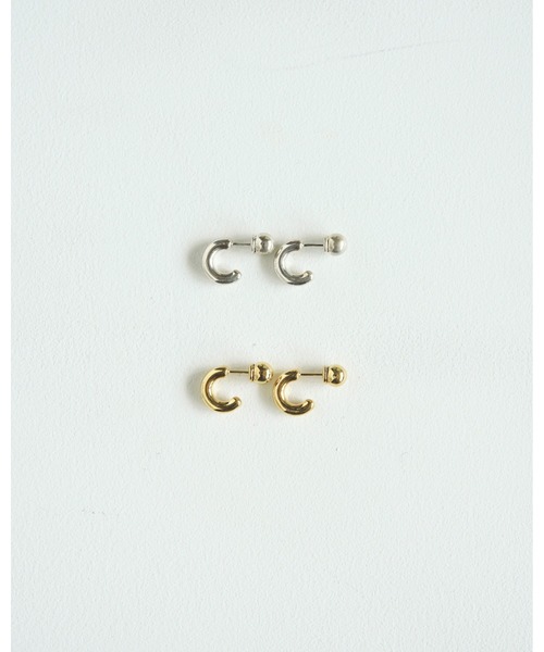 anuke（アンヌーク）の「2way Ball Pierce（ピアス（両耳用）・レディース・シルバー/ゴールド・FREE）」の5枚目の写真