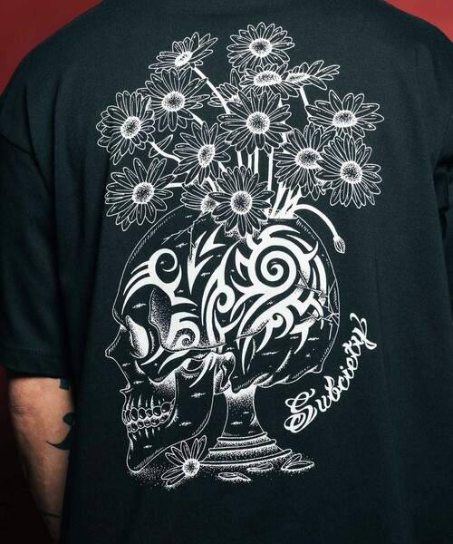 Subciety(サブサエティ)の「Fragility tee(Tシャツ/カットソー・メンズ・ブラック/ホワイト・SMALL/MEDIUM/LARGE/X-LARGE/XX-LARGE)」の16枚目の写真