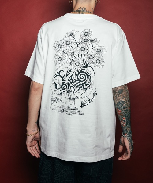 Subciety(サブサエティ)の「Fragility tee(Tシャツ/カットソー・メンズ・ブラック/ホワイト・SMALL/MEDIUM/LARGE/X-LARGE/XX-LARGE)」の7枚目の写真
