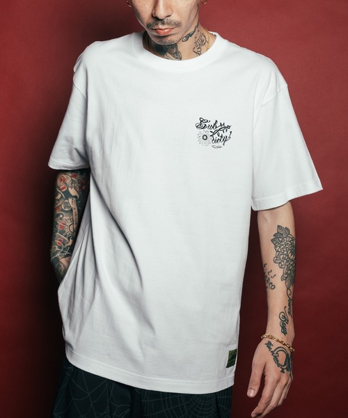 Subciety(サブサエティ)の「Fragility tee(Tシャツ/カットソー・メンズ・ブラック/ホワイト・SMALL/MEDIUM/LARGE/X-LARGE/XX-LARGE)」の9枚目の写真