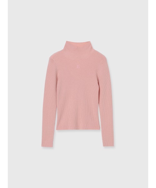 EIMY ISTOIRE（エイミーイストワール）の「ボトルネックリブニットトップス（ニット/セーター・レディース・グレー/ブラック/ホワイト/ピンク・F）」の17枚目の写真