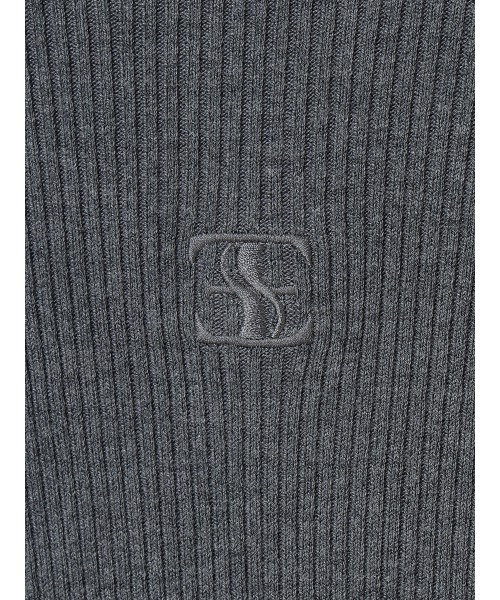 EIMY ISTOIRE（エイミーイストワール）の「ボトルネックリブニットトップス（ニット/セーター・レディース・グレー/ブラック/ホワイト/ピンク・F）」の8枚目の写真