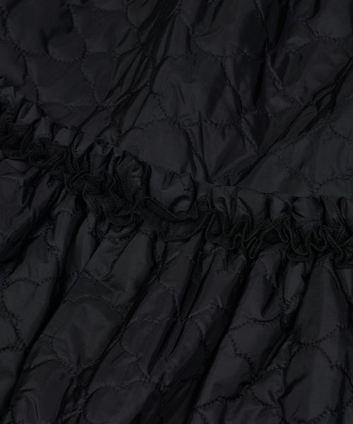 TYPESERVICE（タイプサービス）の「Quilted Ruffled Skirt [Black]（スカート・レディース・その他・FREE）」の5枚目の写真