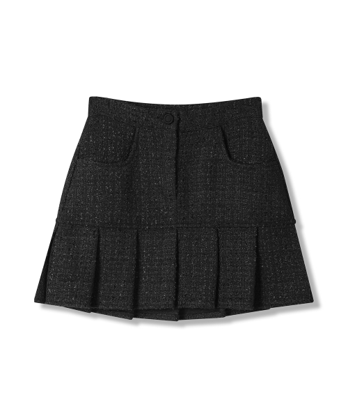 AVANDRESS（アバンドレス ）の「Chess Tweed Mini Skirt BLACK（スカート・レディース・ブラック・MEDIUM/SMALL）」の2枚目の写真