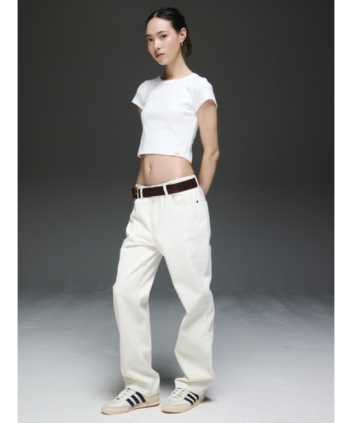 GLOWNY（グロウニ―）の「THE JANE JEANS (WHITE)（デニムパンツ・レディース・その他・X-SMALL/SMALL/LARGE）」の3枚目の写真