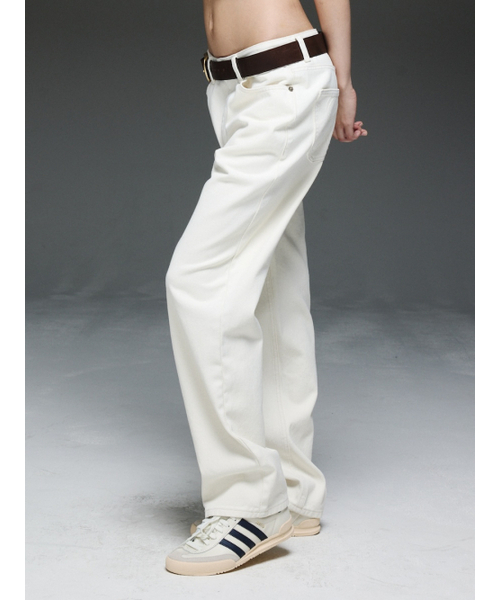 GLOWNY（グロウニ―）の「THE JANE JEANS (WHITE)（デニムパンツ・レディース・その他・X-SMALL/SMALL/LARGE）」の6枚目の写真