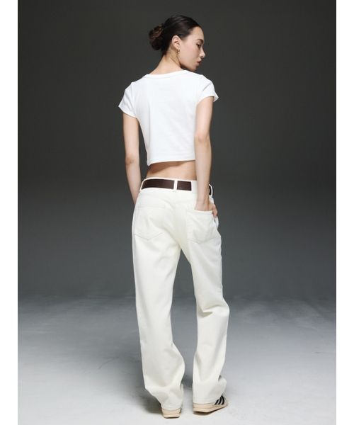 GLOWNY（グロウニ―）の「THE JANE JEANS (WHITE)（デニムパンツ・レディース・その他・X-SMALL/SMALL/LARGE）」の7枚目の写真
