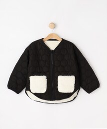 SHOO・LA・RUE | 【100-150cm/撥水】キルト×ファーリバーシブルブルゾン(ブルゾン)