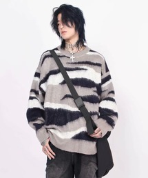 WESTBOY | ルーズシルエット ウェーブ ニットセーター WO25W4TP01【WB ORIGINALS】【2025AW】(ニット/セーター)