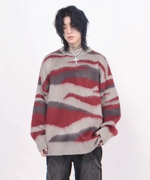 ルーズシルエット ウェーブ ニットセーター WO25W4TP01【WB ORIGINALS】【2025AW】
