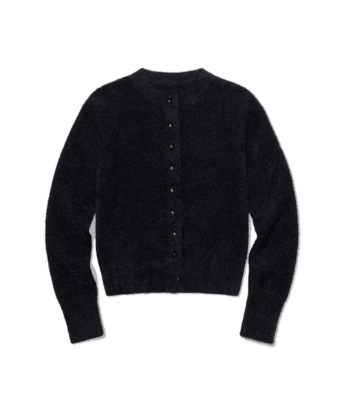 MOAA(モア)の「Soft Fuzzy Knit Cardigan (BLACK)(カーディガン/ボレロ・レディース・その他・SMALL/MEDIUM)」の2枚目の写真