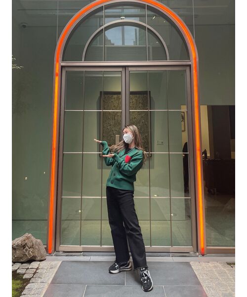 MUSINSA STANDARD WOMAN（ムシンサスタンダードウーマン）の「ウィメンズクルーネッククロップTシャツ[ブラック]（Tシャツ/カットソー・レディース・その他・LARGE/X-SMALL/SMALL/MEDIUM）」の18枚目の写真