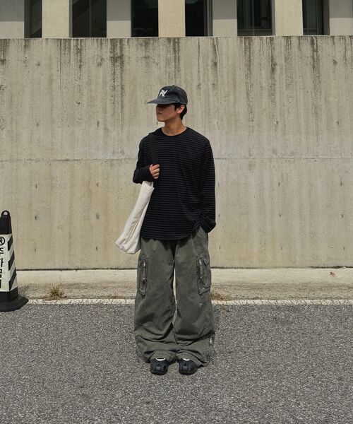 TOFFEE(トフィー)の「フェイドストライプロングスリーブ (ブラック)(Tシャツ/カットソー・メンズ・その他・MEDIUM/LARGE/X-LARGE)」の8枚目の写真