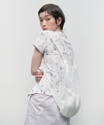 TYPESERVICE（タイプサービス）の「Pailletted Knotted 2-Way Bag [White]（バックパック/リュック）」