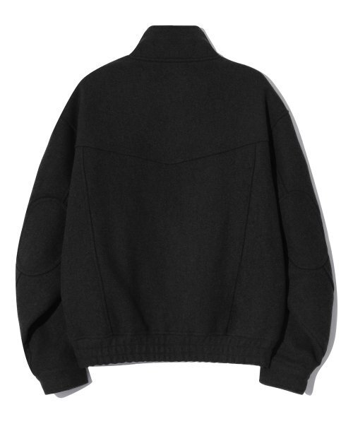 TRILLION（トリリオン）の「ウールエルボーパッチ2WAYヘリンボンジャケット（ブラック）（ブルゾン・レディース・その他・MEDIUM/LARGE/X-LARGE）」の7枚目の写真
