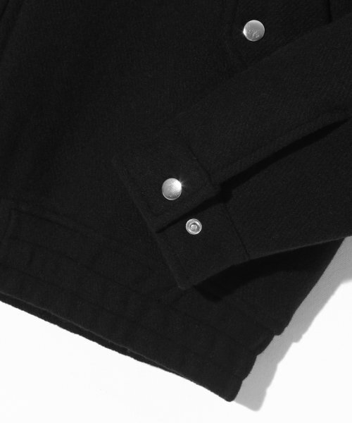 TRILLION（トリリオン）の「ウールエルボーパッチ2WAYヘリンボンジャケット（ブラック）（ブルゾン・レディース・その他・MEDIUM/LARGE/X-LARGE）」の12枚目の写真