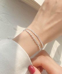 yu-ka（ユーカ）の「YU-KA:シルバー２連ブレスレット SILVER 2 consecutive　bracelet（ブレスレット）」