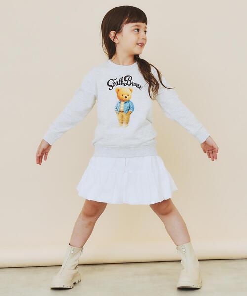 THE SHOP TK （ザ ショップ ティーケー ）の「【110－160/3柄×2色】ミニ裏毛ロゴプルオーバー（スウェット・キッズ・アイボリー/アイボリー系/グレー/グレー系/ネイビー系5/アイボリー系3・12/11/16/15 /14/13）」の12枚目の写真