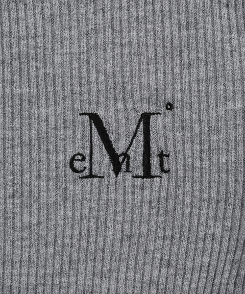 MUCENT(ムセント)の「グリーブラウンドネッククロップリブニット(4カラー)(ニット/セーター・レディース・チャコール/Beige/ホワイト/グレー・FREE)」の5枚目の写真