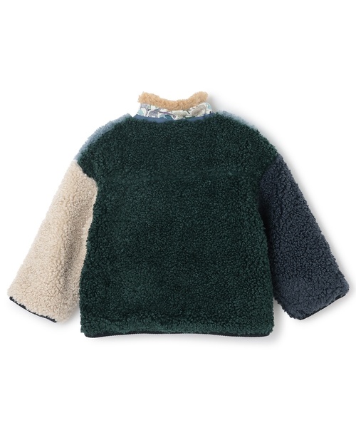 sense of wonder（センスオブワンダー）の「キューフォーザズーボアブルゾン（ブルゾン・キッズ・モカ/ブルー・110cm/120cm/130cm/100cm/90cm）」の3枚目の写真