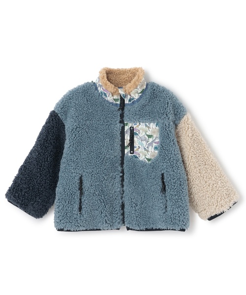 sense of wonder（センスオブワンダー）の「キューフォーザズーボアブルゾン（ブルゾン・キッズ・モカ/ブルー・110cm/120cm/130cm/100cm/90cm）」の12枚目の写真