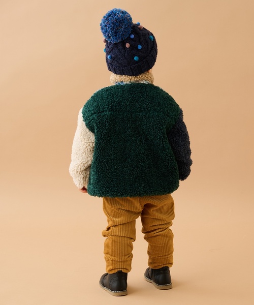 sense of wonder（センスオブワンダー）の「キューフォーザズーボアブルゾン（ブルゾン・キッズ・モカ/ブルー・110cm/120cm/130cm/100cm/90cm）」の14枚目の写真
