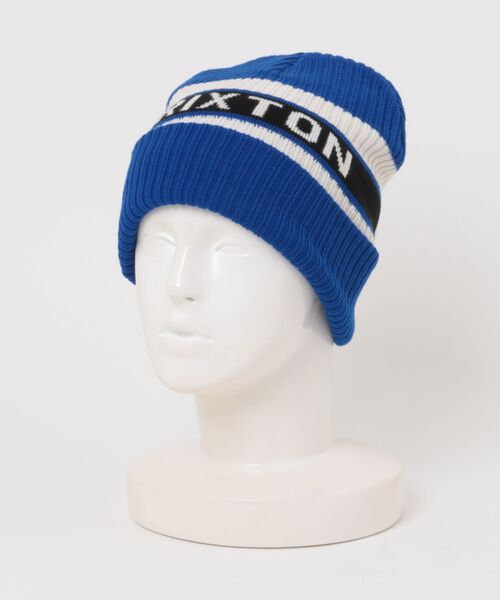 BRIXTON（ブリクストン）の「BRIXTON/ブリクストン ビーニー RAINIER STRIPED BEANIE 11955（ニットキャップ/ビーニー・メンズ・ロイヤルブルー/ブラック×イエロー・FREE）」の6枚目の写真