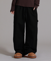 カーペンダー ワイドトレーニングスウェットパンツ_ブラック