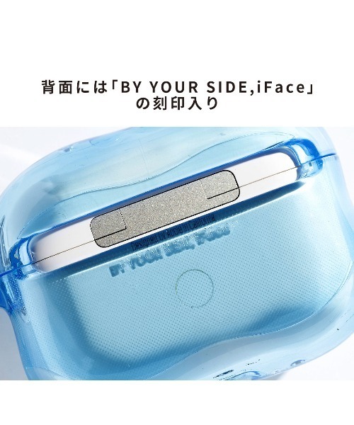 iFace(アイフェイス)の「AirPods Pro(第2/1世代) / AirPods(第4世代) 専用 iFace BeBling 2 ケース(ヘッドフォン/イヤホン・レディース・ブラック/クリア/ブルー・B/A4)」の8枚目の写真