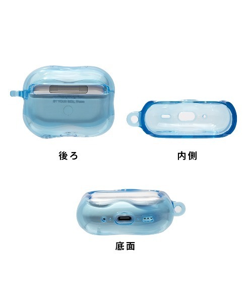 iFace(アイフェイス)の「AirPods Pro(第2/1世代) / AirPods(第4世代) 専用 iFace BeBling 2 ケース(ヘッドフォン/イヤホン・レディース・ブラック/クリア/ブルー・B/A4)」の14枚目の写真