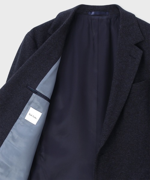 Paul Smith（ポールスミス）の「ヘリンボーン シングル2ボタンジャケット / 253108 2169KN（テーラードジャケット・メンズ・ネイビー/ブラウン・SMALL/L2/M2/X-LARGE/LARGE/MEDIUM）」の5枚目の写真