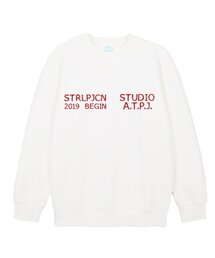 エイピースタジオ ビギン ルーズフィット スウェット_ホワイト