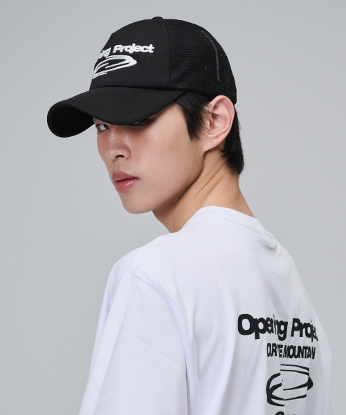 Opening Project（オープニングプロジェクト）の「Identity Mesh Cap - Black（キャップ・レディース・その他・FREE）」の4枚目の写真