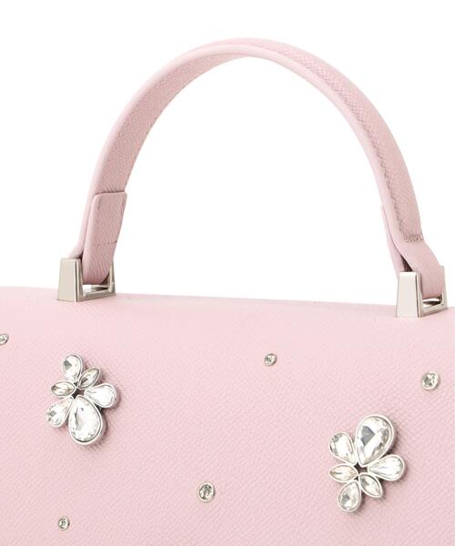JILL by JILL STUART(ジルバイジルスチュアート)の「◇ランダムビジューファーハンドルバッグ(ハンドバッグ・レディース・レッド/ピンク/ホワイト/グレー・FREE)」の17枚目の写真