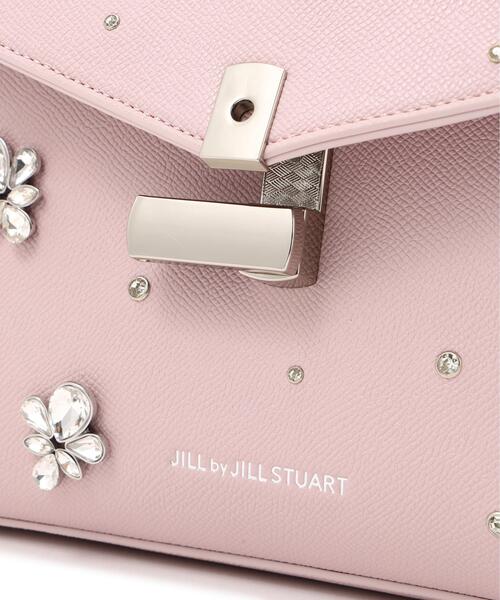 JILL by JILL STUART(ジルバイジルスチュアート)の「◇ランダムビジューファーハンドルバッグ(ハンドバッグ・レディース・レッド/ピンク/ホワイト/グレー・FREE)」の15枚目の写真