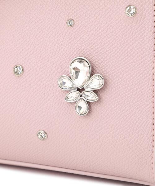 JILL by JILL STUART(ジルバイジルスチュアート)の「◇ランダムビジューファーハンドルバッグ(ハンドバッグ・レディース・レッド/ピンク/ホワイト/グレー・FREE)」の14枚目の写真