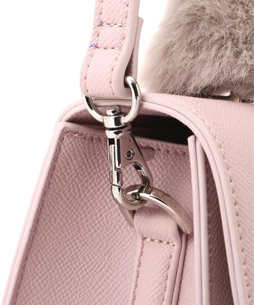JILL by JILL STUART(ジルバイジルスチュアート)の「◇ランダムビジューファーハンドルバッグ(ハンドバッグ・レディース・レッド/ピンク/ホワイト/グレー・FREE)」の12枚目の写真