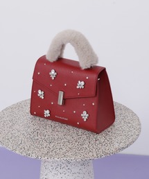 JILL by JILL STUART（ジルバイジルスチュアート）の「◇ランダムビジューファーハンドルバッグ（ハンドバッグ）」