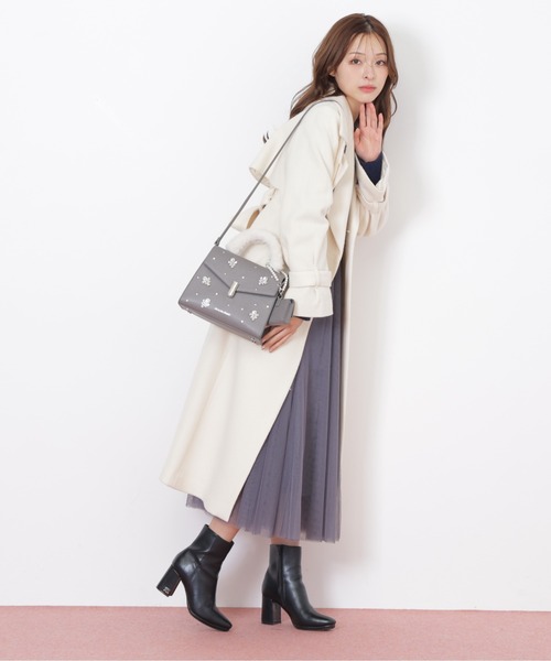 JILL by JILL STUART（ジルバイジルスチュアート）の「◇ランダムビジューファーハンドルバッグ（ハンドバッグ・レディース・レッド/ピンク/ホワイト/グレー・FREE）」の10枚目の写真