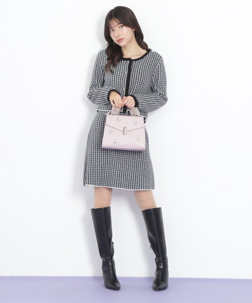 ◇ランダムビジューファーハンドルバッグ（ハンドバッグ）｜JILL by