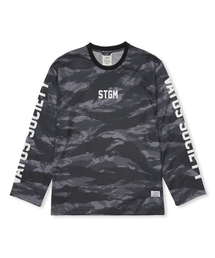 STIGMA（スティグマ）の「メッシュ オーバーサイズ ロングスリーブ タイガー カモフラージュ（Tシャツ/カットソー）」