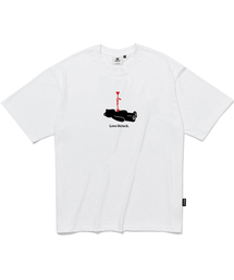 DYSFUNCT（ディスファンクト）の「LOVE STRUCK T-SHIRT(WHITE)（Tシャツ/カットソー）」