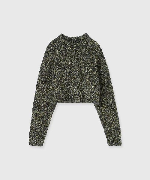 ミックスヤーンニットトップス（ニット/セーター）｜anuans（ア