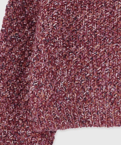 セール】ミックスヤーンニットトップス（ニット/セーター）｜anuans