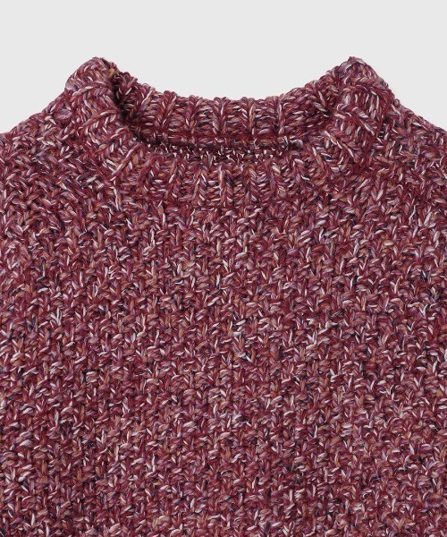 anuans ニット ミックスヤーンニットトップス（ニット/セーター）｜anuans（ア