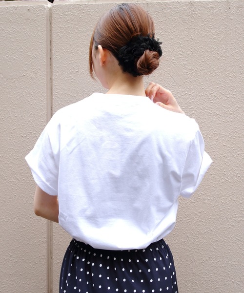 THE SHINZONE(ザ シンゾーン)の「THE SHINZONE/シンゾーン バスケットボールチームTEE BASKETBALL TEAM TEE 26MMSCU07(Tシャツ/カットソー・レディース・グレー/ホワイト/ネイビー・FREE)」の12枚目の写真