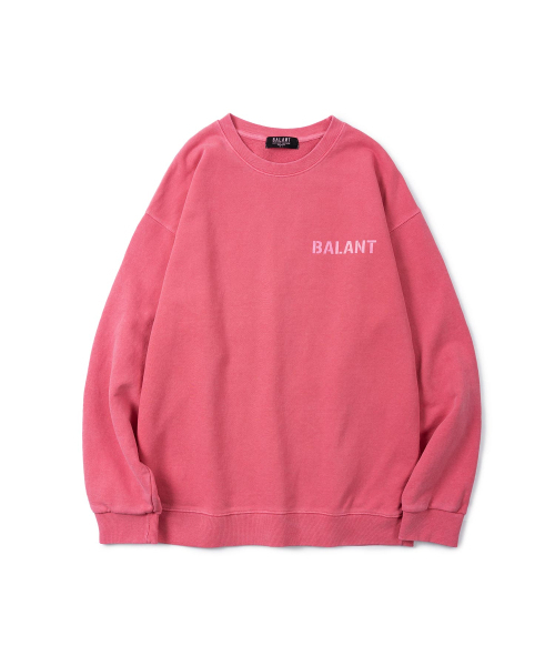 BALANT(バラント)の「ピグメントリボンベーシックスウェットシャツ - ピンク(スウェット・メンズ・その他・MEDIUM/LARGE)」の2枚目の写真